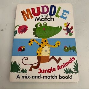 Muddle and Match Jungle Animals Book